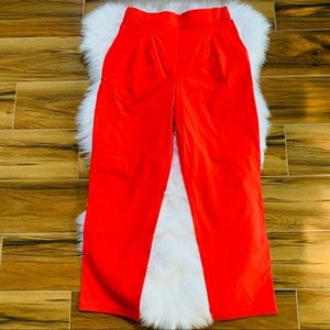 Lululemon your true trouser high rise crop red NWT4 8 10 lycra fabric